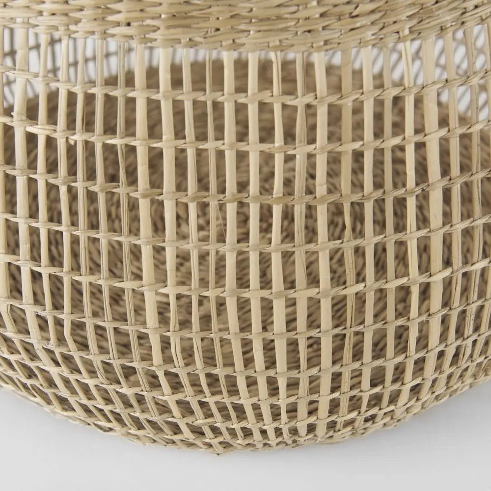 Set of Two Brown Wicker Basket - NOBLE HOME INTERIORS
