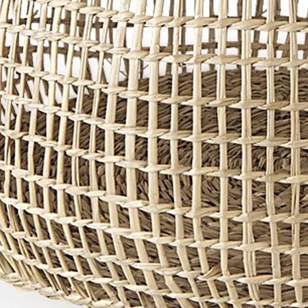 Set of Two Brown Wicker Basket - NOBLE HOME INTERIORS