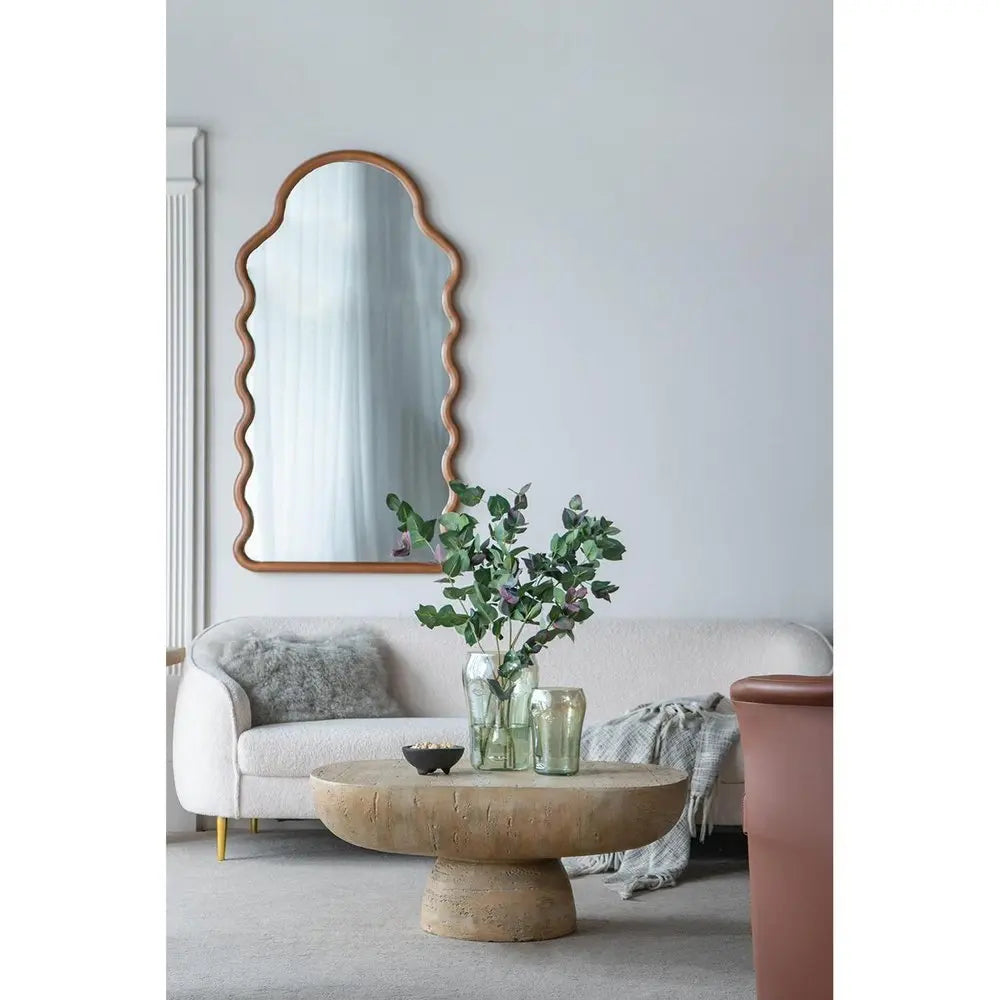 Set of Two Light Green Glass Modern Abstract Faces Table Vases - NOBLE HOME INTERIORS