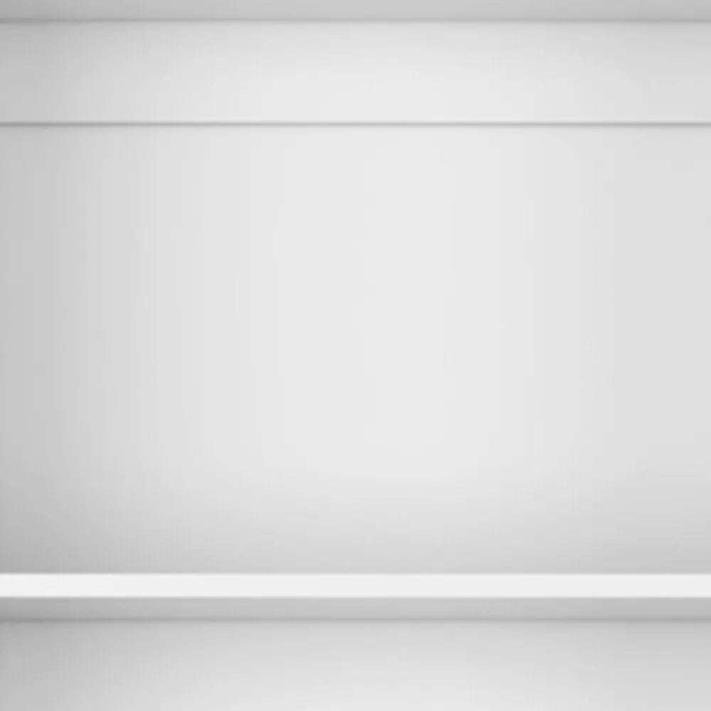 Set of Two White Wood Nine Tier Modular Bookcase - NOBLE HOME INTERIORS