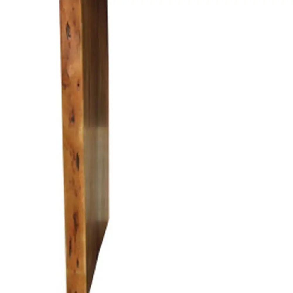 Seven Piece Brown Solid Wood Dining Set with Six Chairs - NOVA HOME FURNITURE