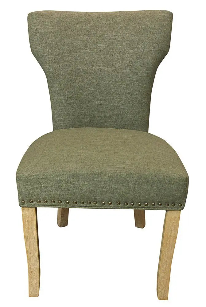 Seven Piece Dark Brown Round Solid Wood Dining Set with Six Chairs - NOVA HOME FURNITURE