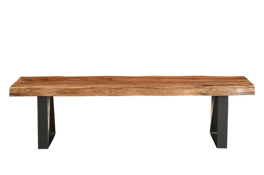 Six Piece Brown and Black Solid Wood Dining Set with Four Chairs - NOVA HOME FURNITURE