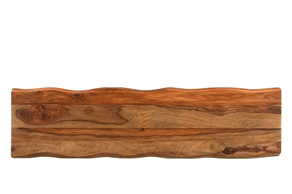 Six Piece Brown and Black Solid Wood Dining Set with Four Chairs - NOVA HOME FURNITURE