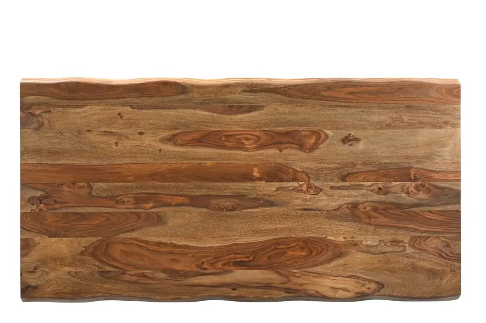 Six Piece Brown Solid Wood Dining Set with Four Chairs - NOVA HOME FURNITURE