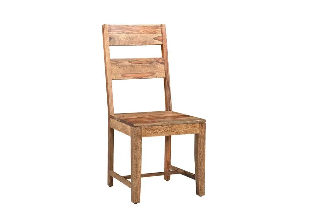 Six Piece Brown Solid Wood Dining Set with Four Chairs - NOVA HOME FURNITURE