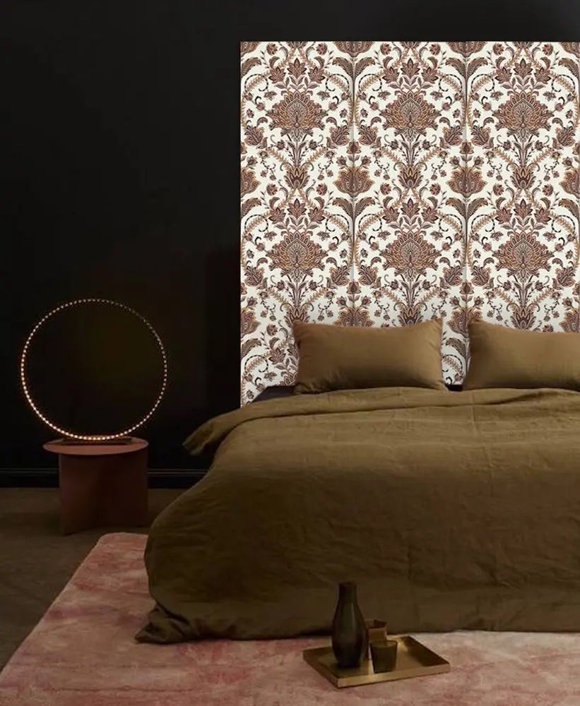 Vintage Green Baroque Three Panel Room Divider Screen - NOBLE HOME INTERIORS