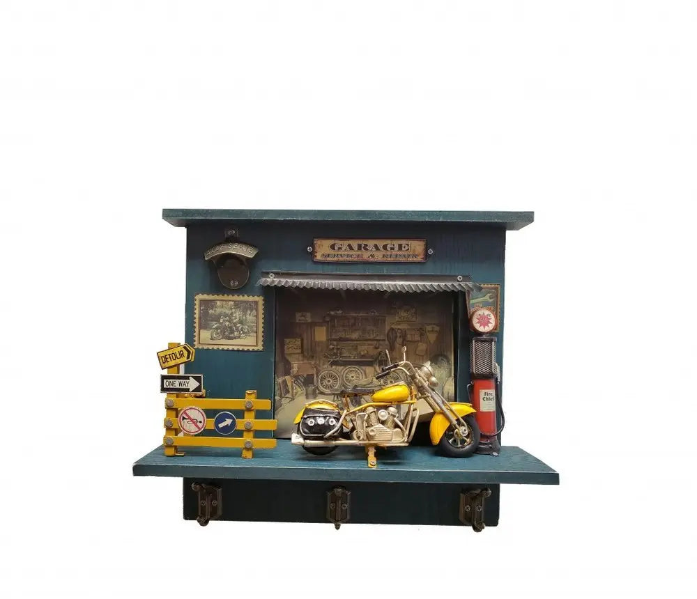 Vintage Harley Garage Key Organizer - NOBLE HOME INTERIORS