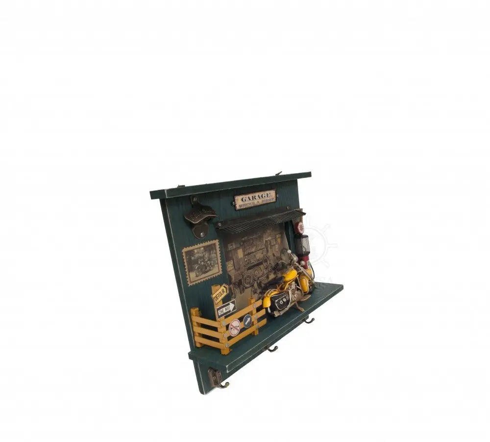 Vintage Harley Garage Key Organizer - NOBLE HOME INTERIORS