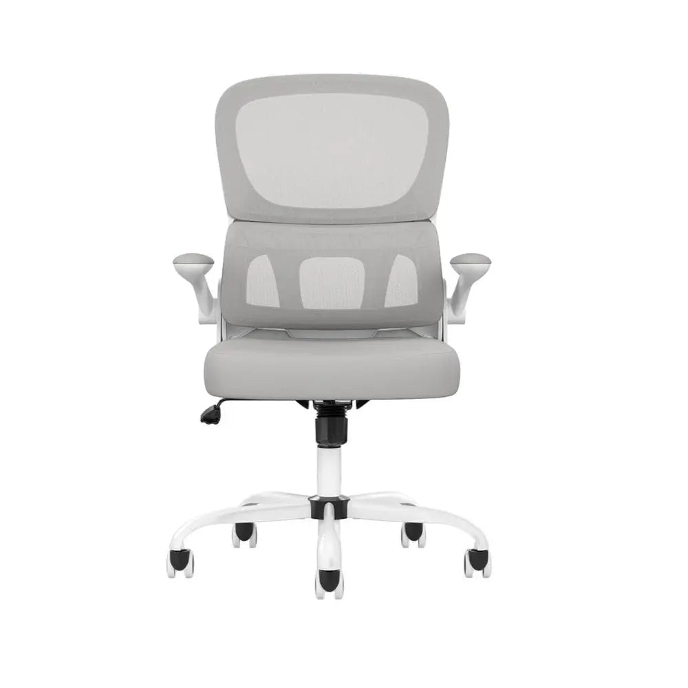 White Adjustable Height Swivel Rolling Gaming Chair - NOBLE HOME INTERIORS