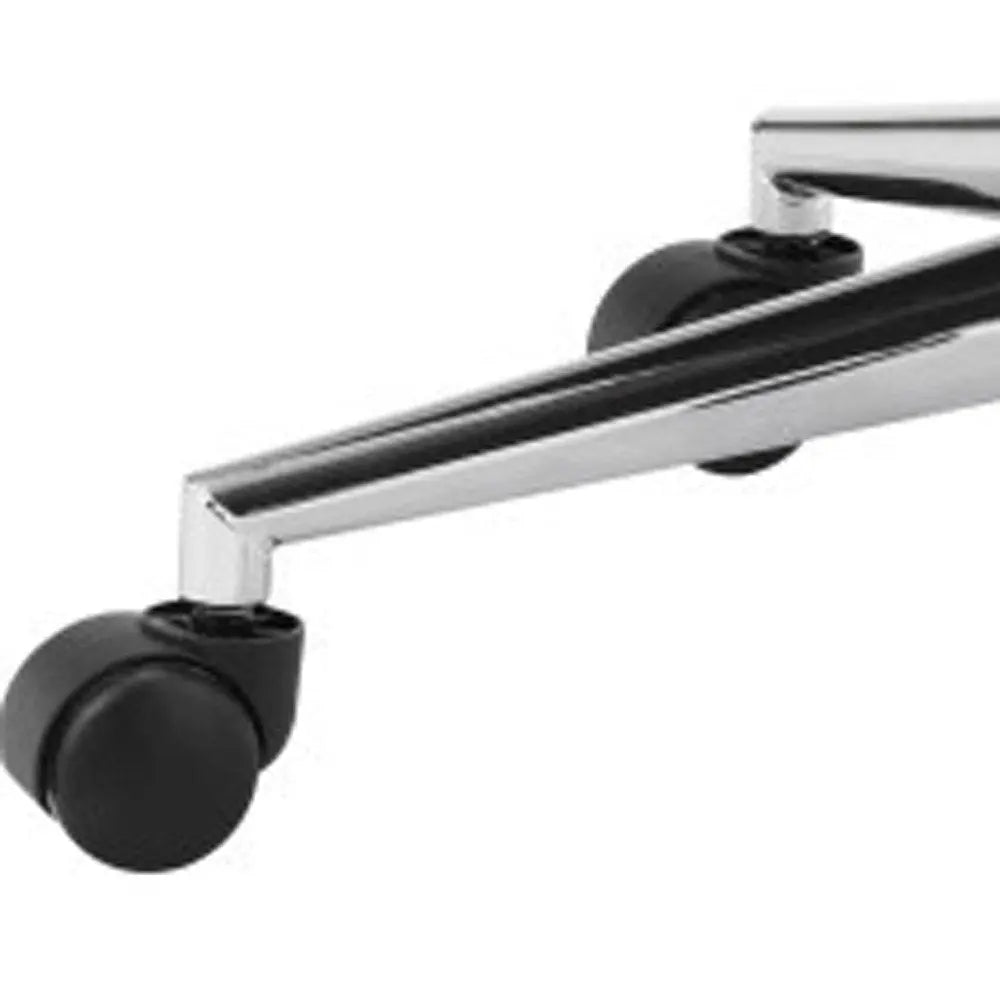 White and Silver Adjustable Height Swivel Rolling Conference Office Chair - NOBLE HOME INTERIORS