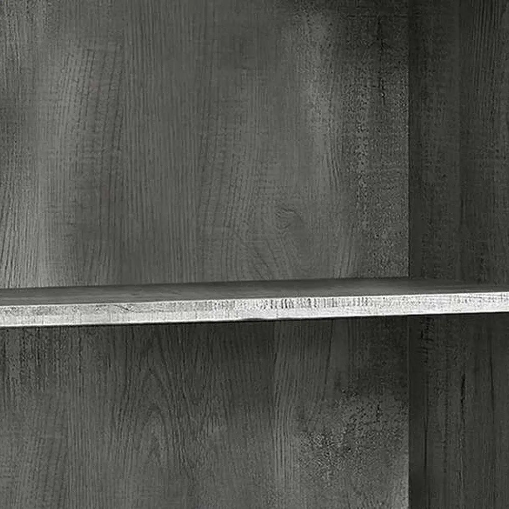 White Wood Adjustable Four Tier Bookcase - NOBLE HOME INTERIORS