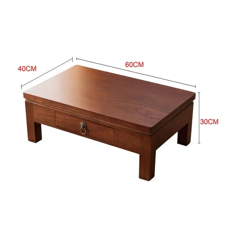 With Storage Cabinet One Drawer Paulownia Asian Living Room Furniture - NOVA - HOME - FURNITURE