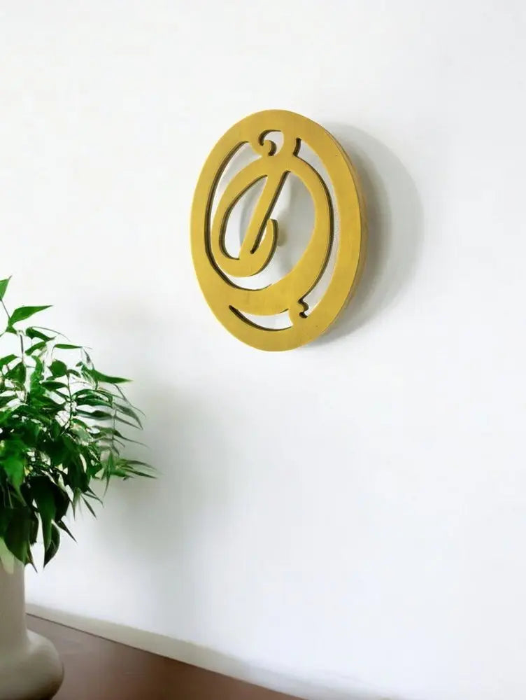 Yellow Wood Wall Decor - NOBLE HOME INTERIORS