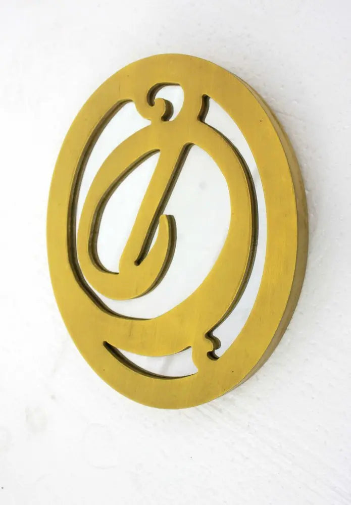 Yellow Wood Wall Decor - NOBLE HOME INTERIORS